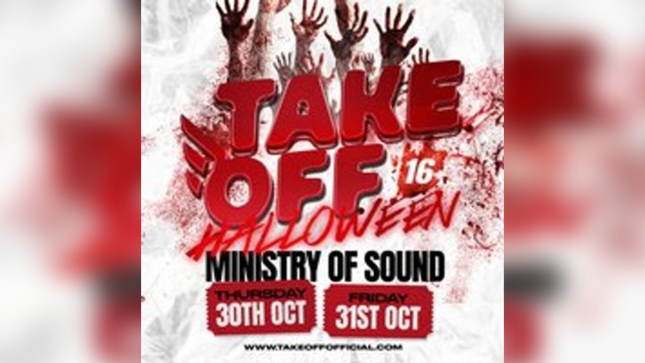 Take Off HALLOWEEN 2025 Part II | 16+ Rave | Ministry of Sound