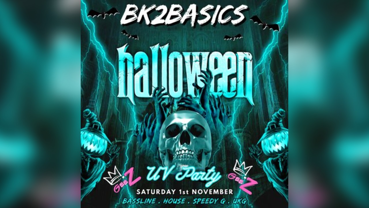BK2Basics halloween UV party