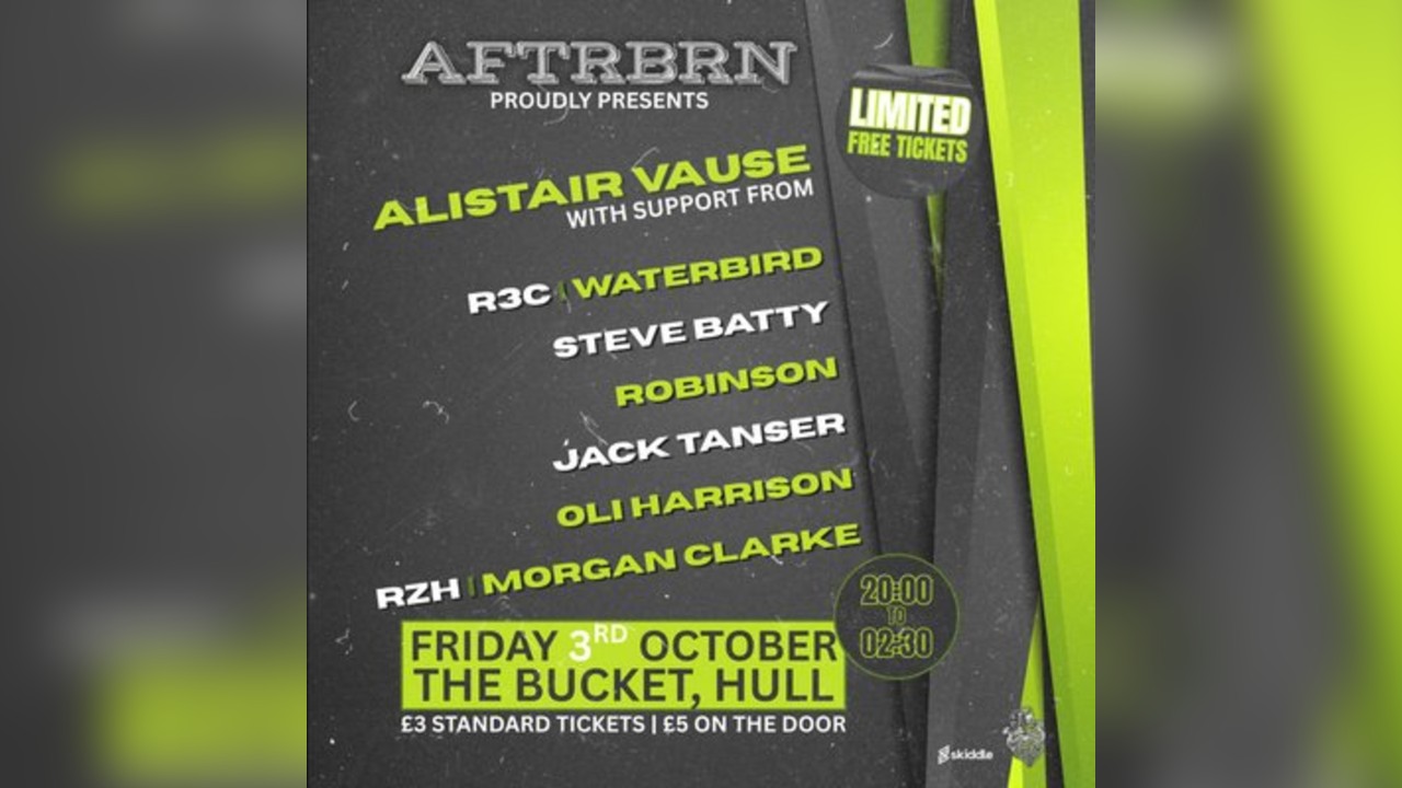 AFTRBRN Present. Alistair Vause