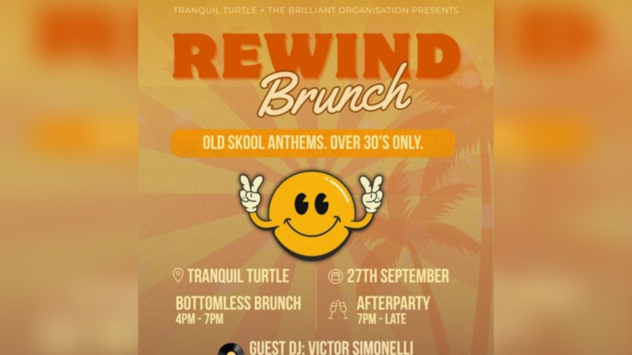 Rewind Brunch - Over 30's Event