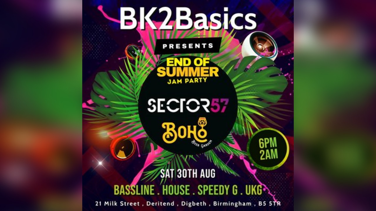 BK2Basics end of summer jam party