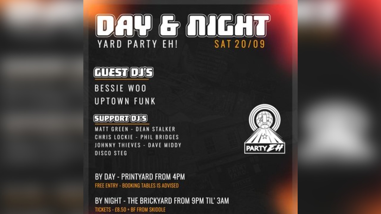 4PLAY YARD NIGHT PARTY EH - Guest DJ: Bessie Woo + Residents