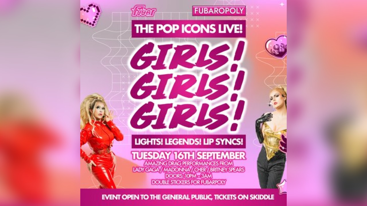 FRESHERS Tuesday|Girls Girls Girls The Pop Icons Live