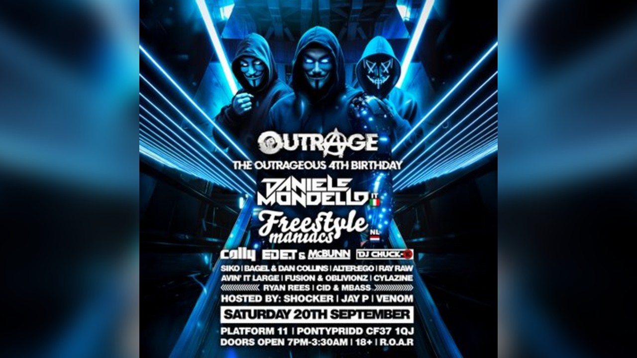 Outrage 'The Outrageous 4th Birthday'