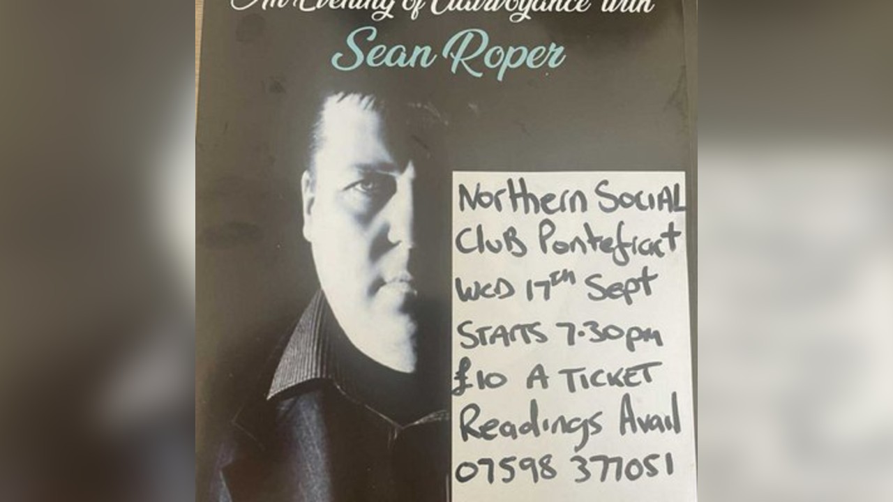 Sean Roper - evening of clairvoyance