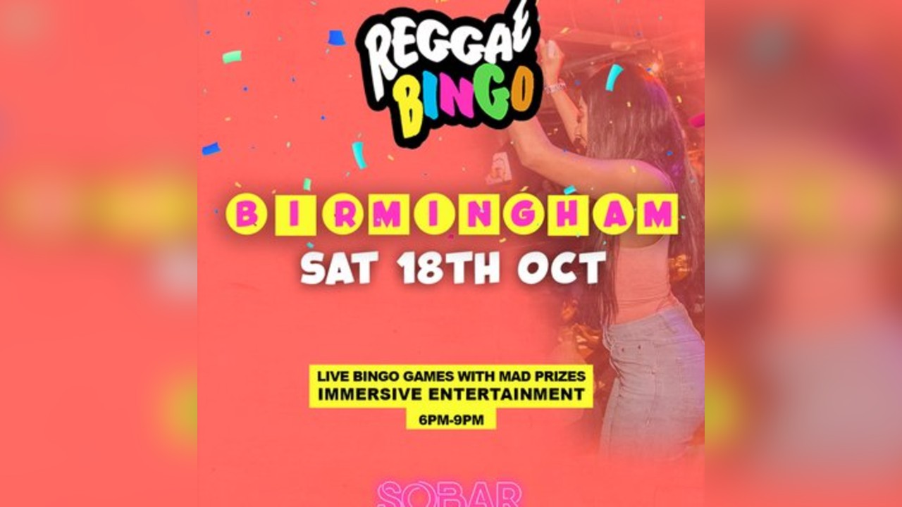 Reggae BINGO - Birmingham - Sat 18th October
