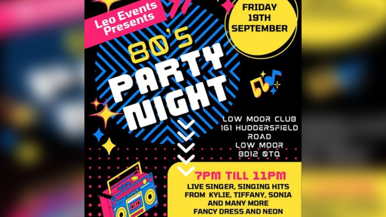 80s Party Night