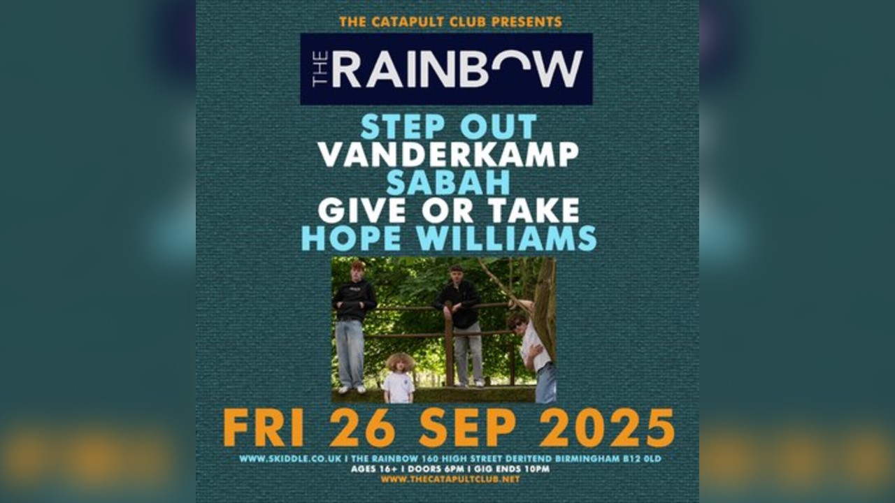 Step Out / Vanderkamp / Sabah / Give Or Take / Hope Williams