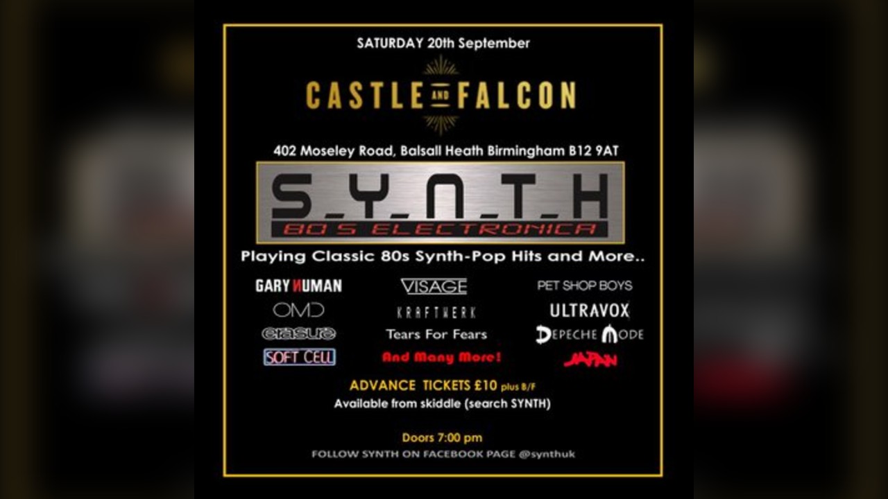 SYNTH Live at The Castle & Falcon