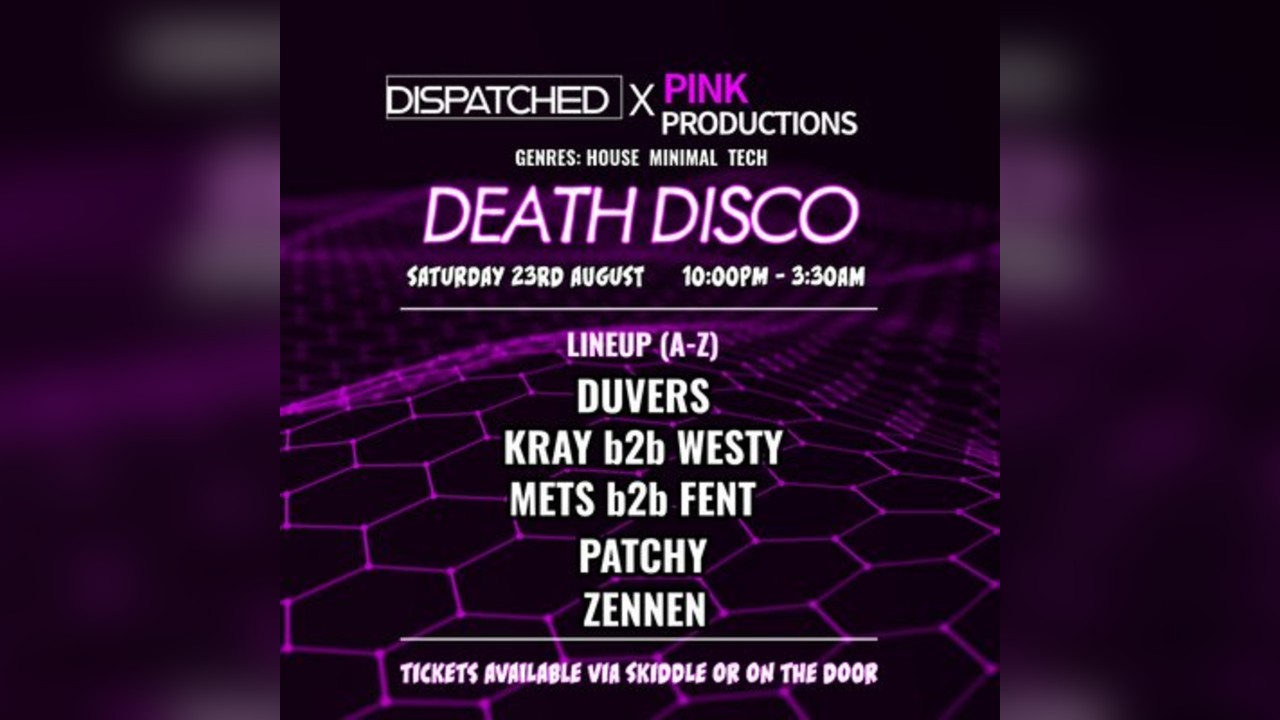 Death Disco: Dispatched x Pink Productions