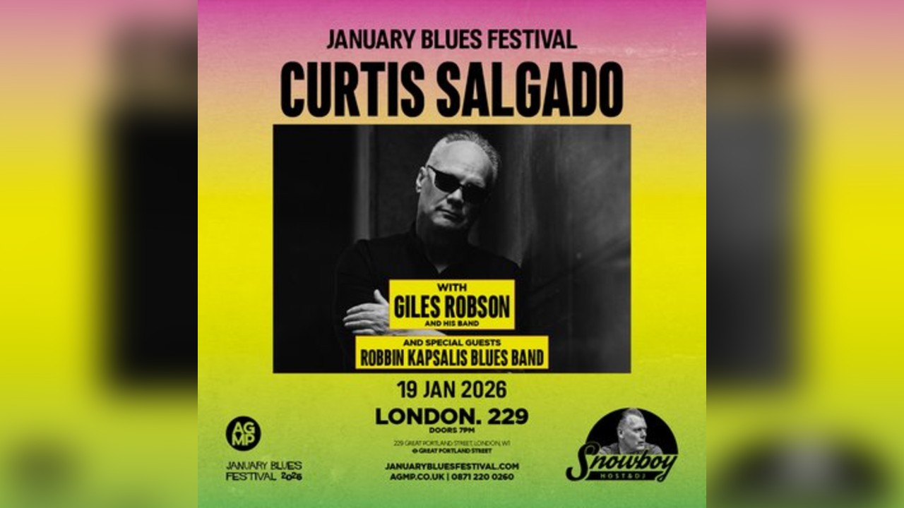 January Blues Fest: CURTIS SALGADO & GILES ROBSON
