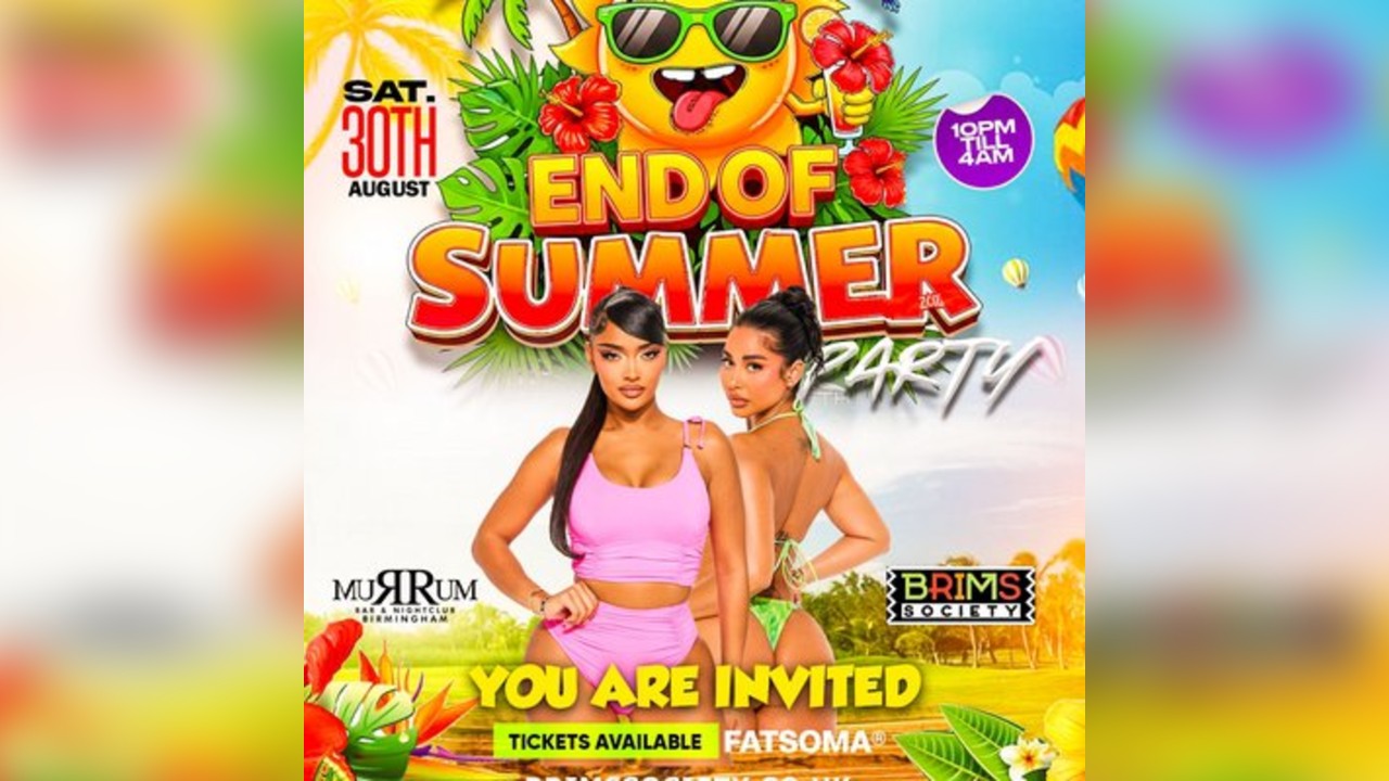 The biggest end of summer party