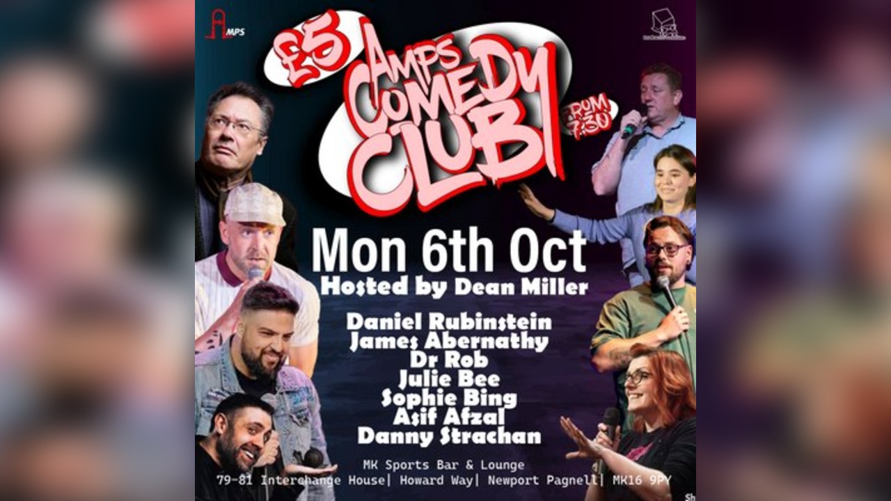 Amps Comedy Club, Live Stand-Up Night