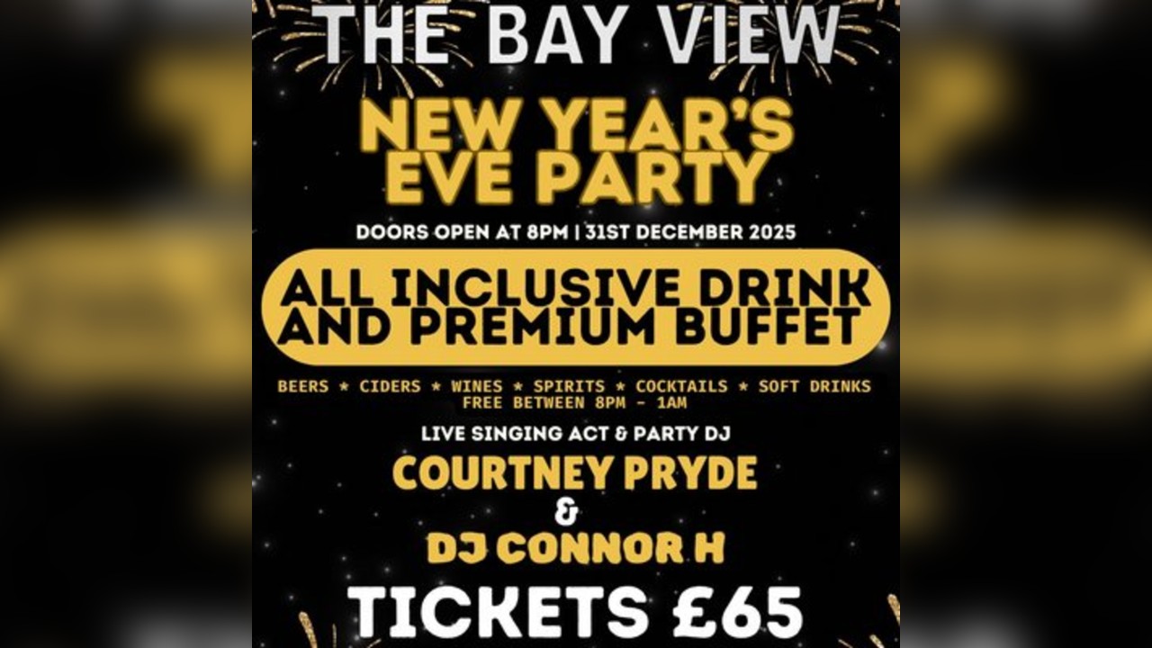 NEW YEARS EVE @ The Bay View