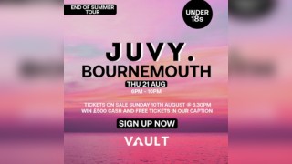 JUVY Under 18s - EndOfSummerTour - Thus 21 Aug - Bournemouth