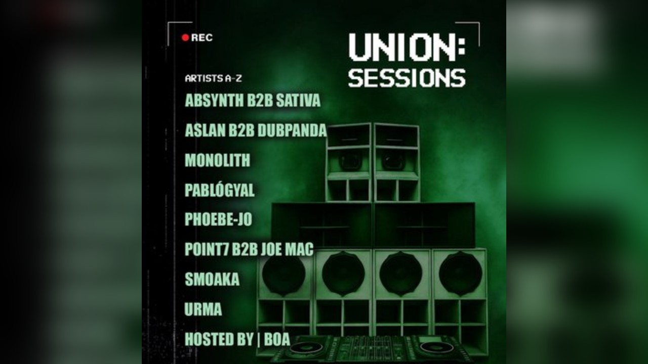 Union: Sessions @ The Bag Factory