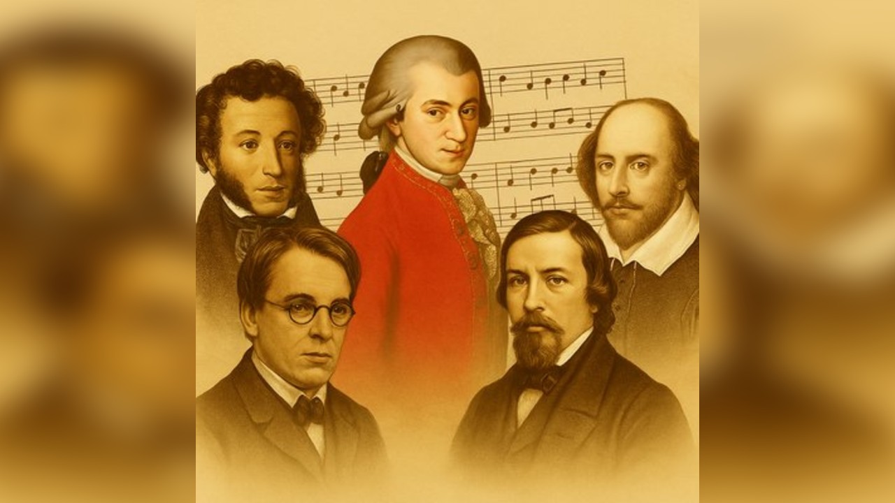 Poetry & Music: Bach, Mozart, Schumann and the Words of Pushkin