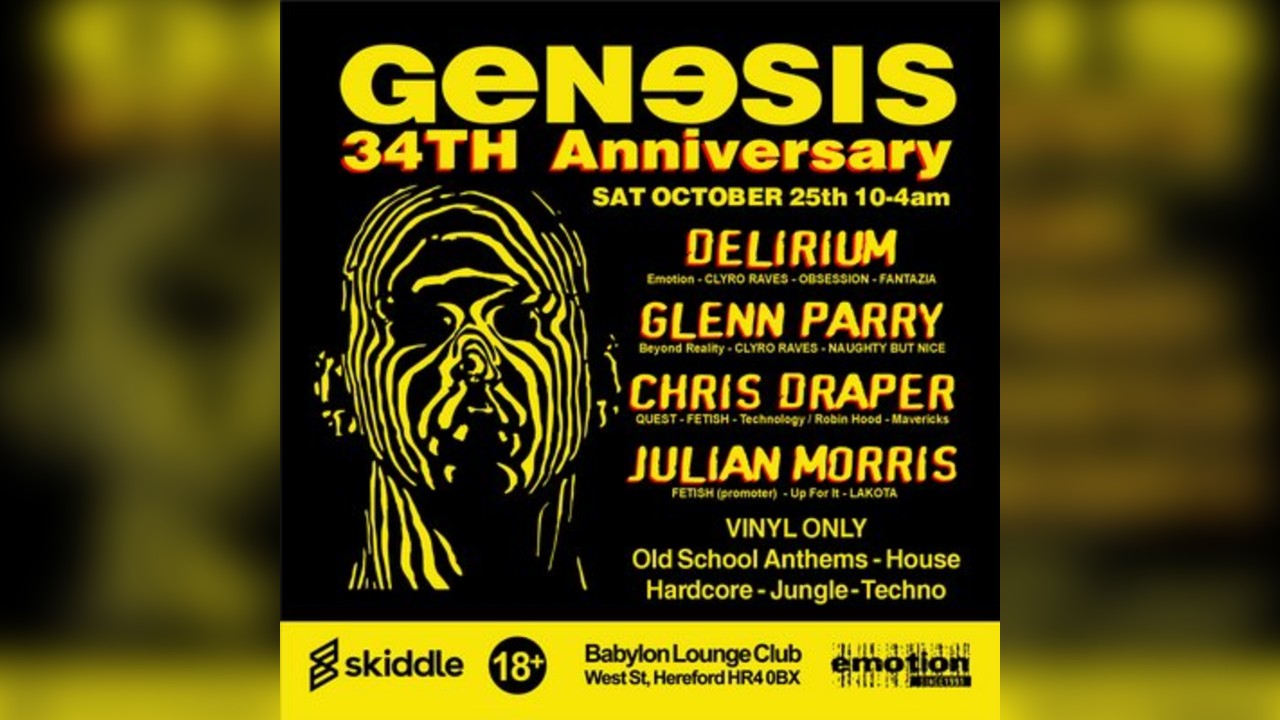 GENESIS - 34th Anniversary - OLDSCHOOL