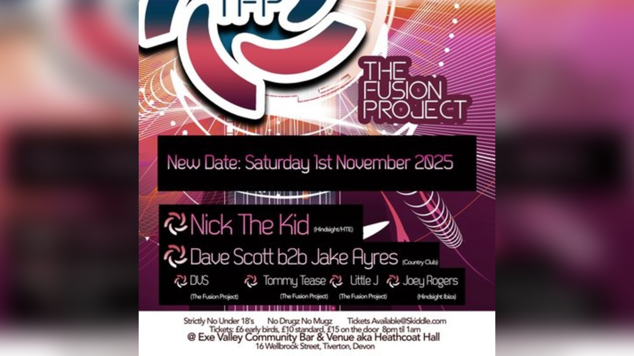 The Fusion Project @ Exe Valley Community and Sports Bar