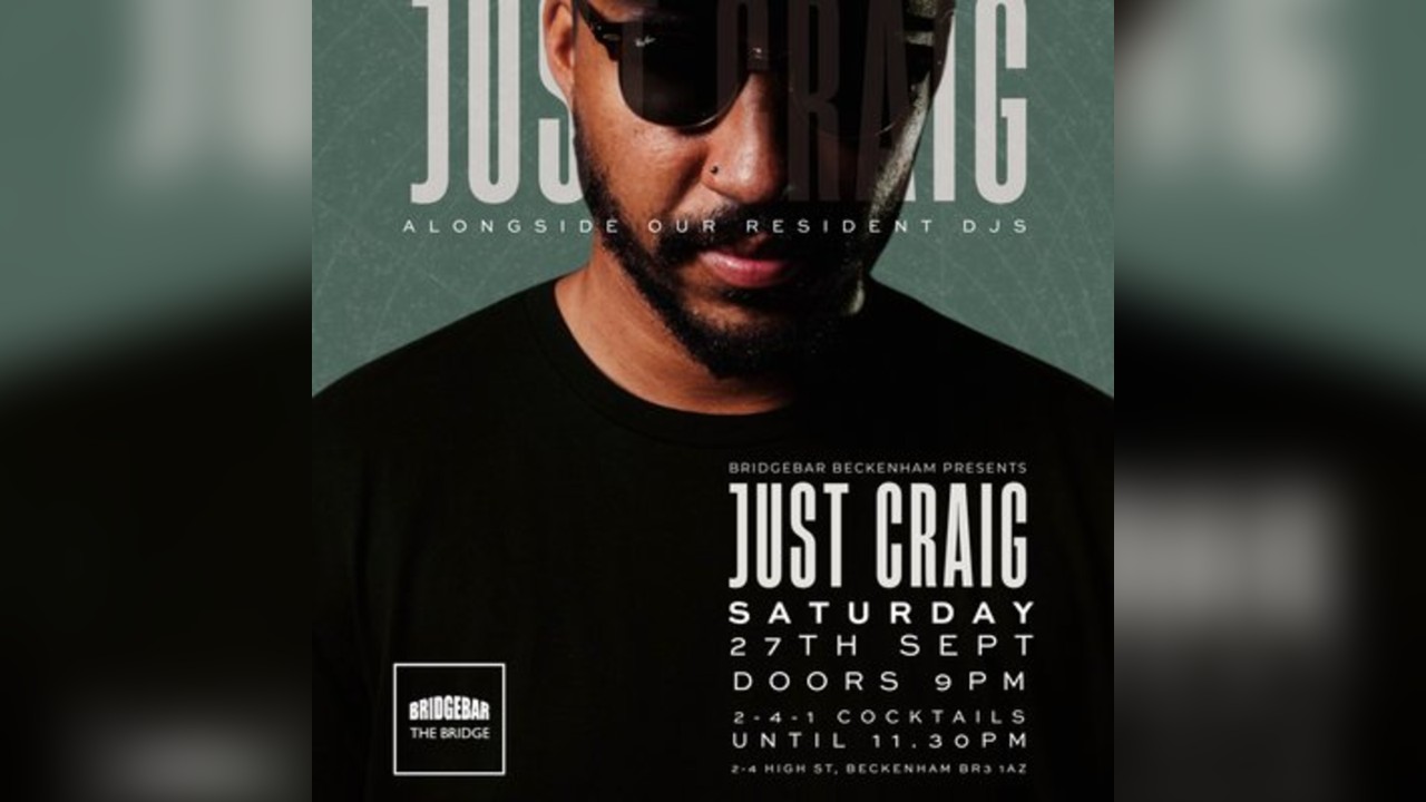 Bridgebar Presents: 80s/90s Night w/ Just Craig & Sweet Female A