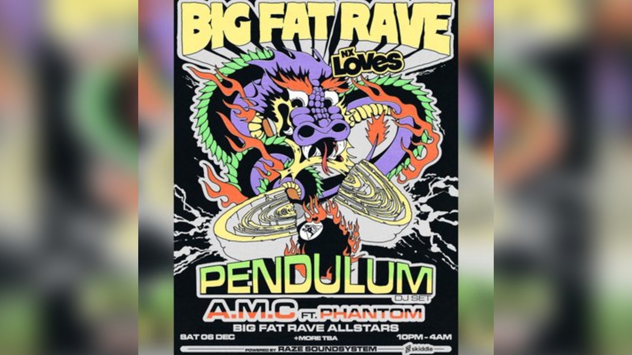 Big Fat Rave: Pendulum (DJ Set), A.M.C + more