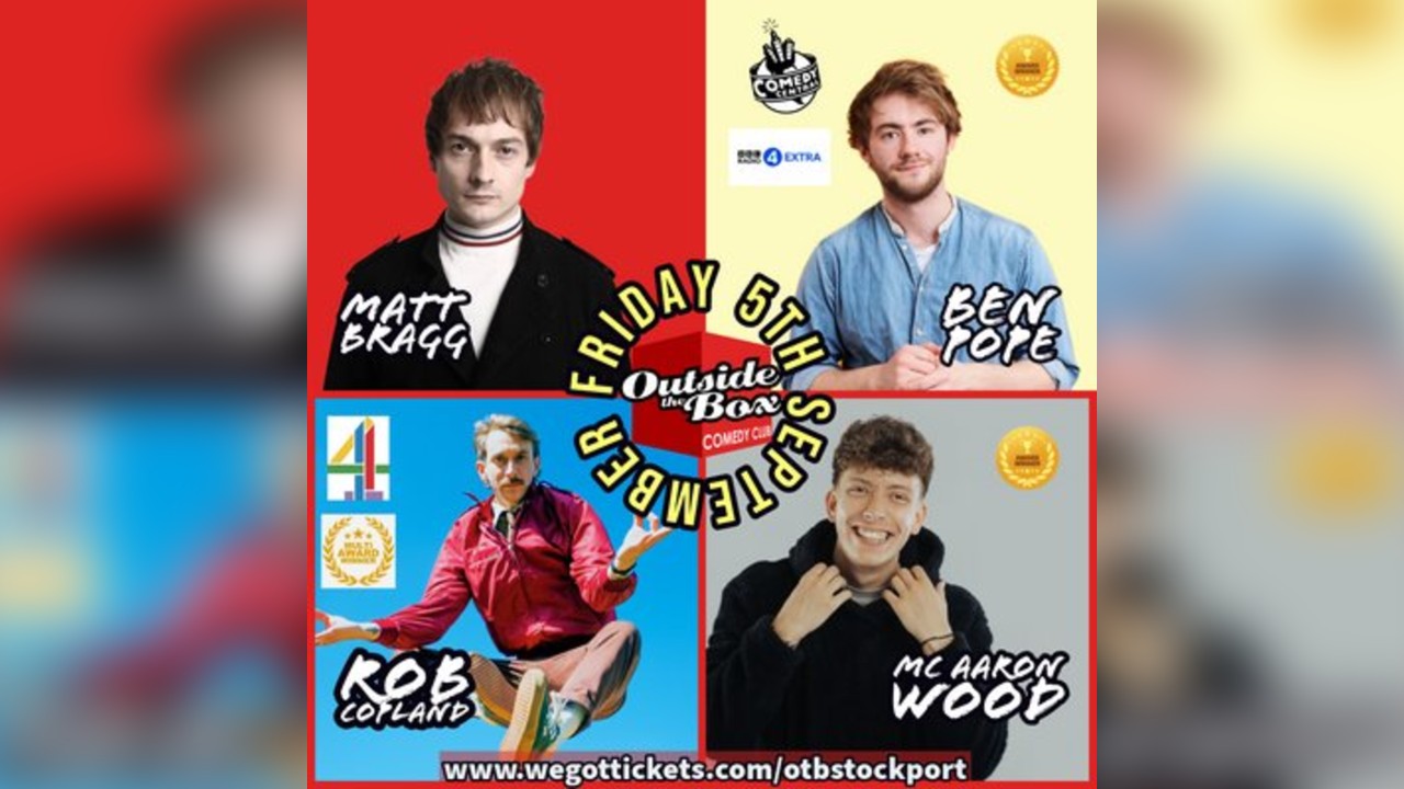 Live Comedy - Friday 5th September