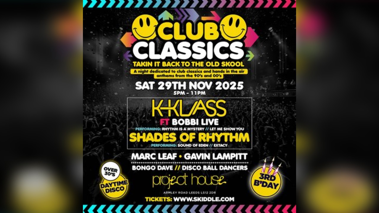 Club Classics 90s & 00s 3rd Birthday
