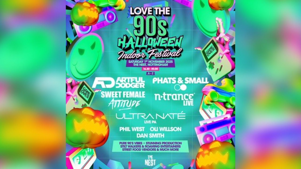 Love the 90s Festival Halloween | The Nest, Nottingham