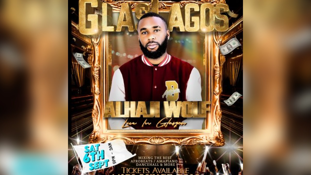 GLASLAGOS feat ALHAJI WOLF: Live in Glasgow