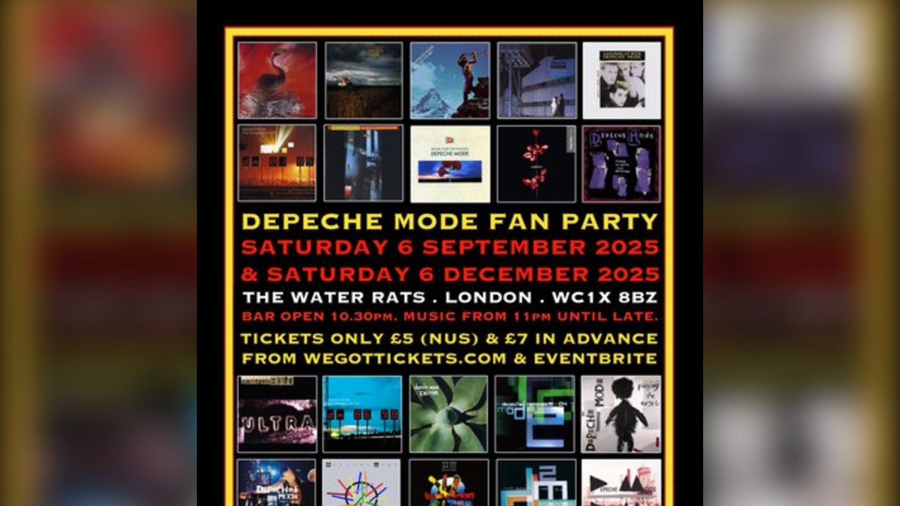 Depeche Mode / Mute Records Fan Party @ The Water Rats, London