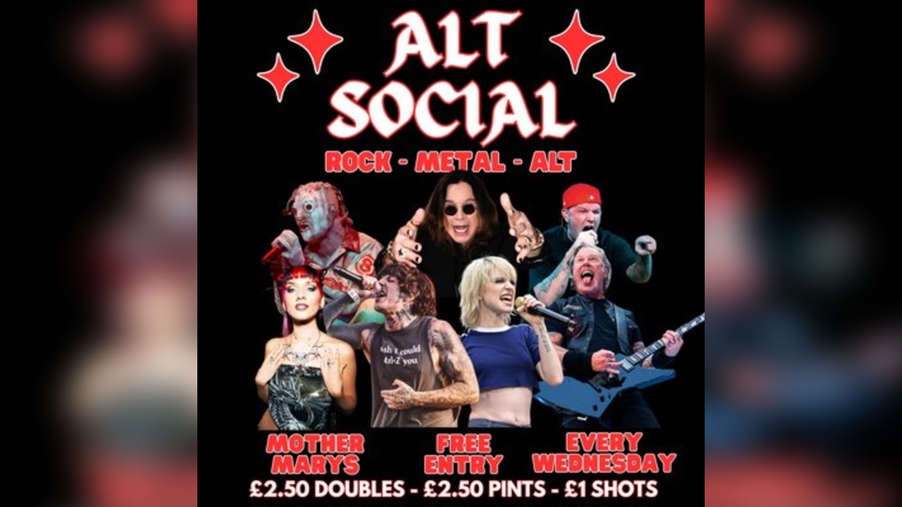 ALT SOCIAL - Rock / Metal / Alt Club (FREE ENTRY)