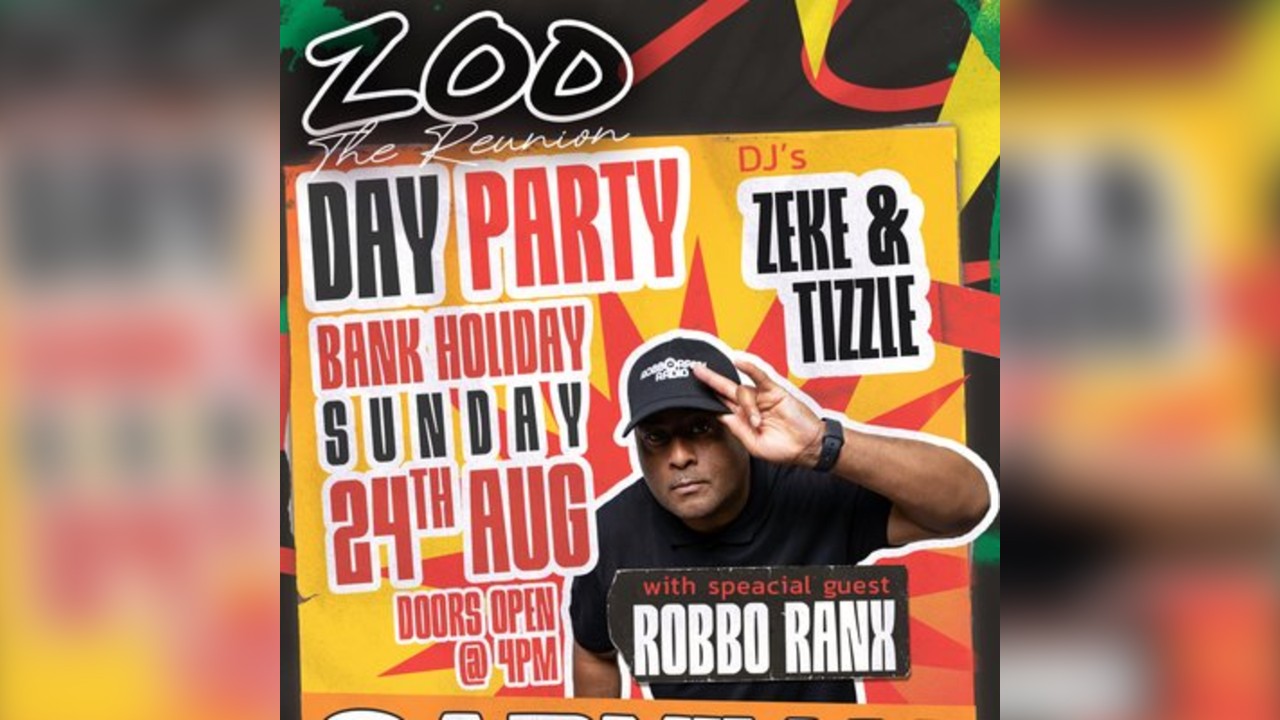 Zoo The Reunion - Day Party - Carnival Special with Robbo Ranx