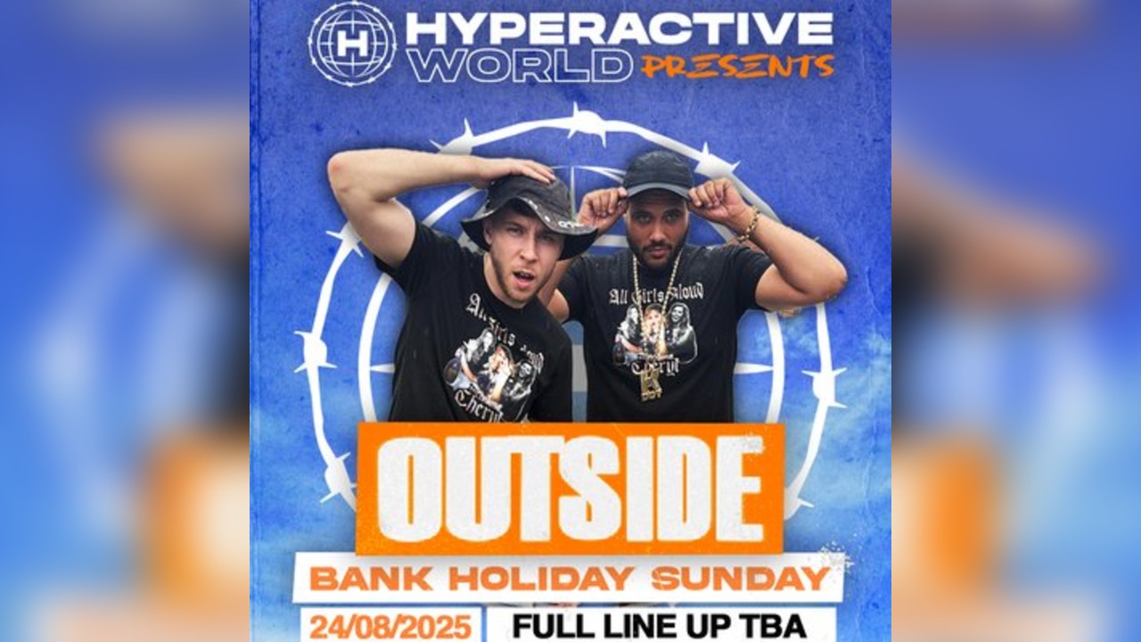 Hyperactive World presents.. OUTSIDE w/ TeeDee & K Dot |Bassline