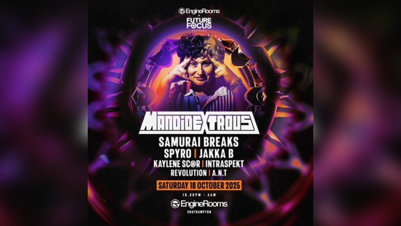 EngineRooms & Future Focus Presents: Mandidextrous + Support