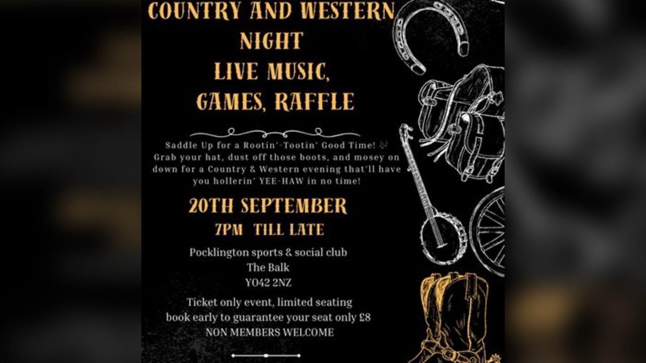 Country and western evening