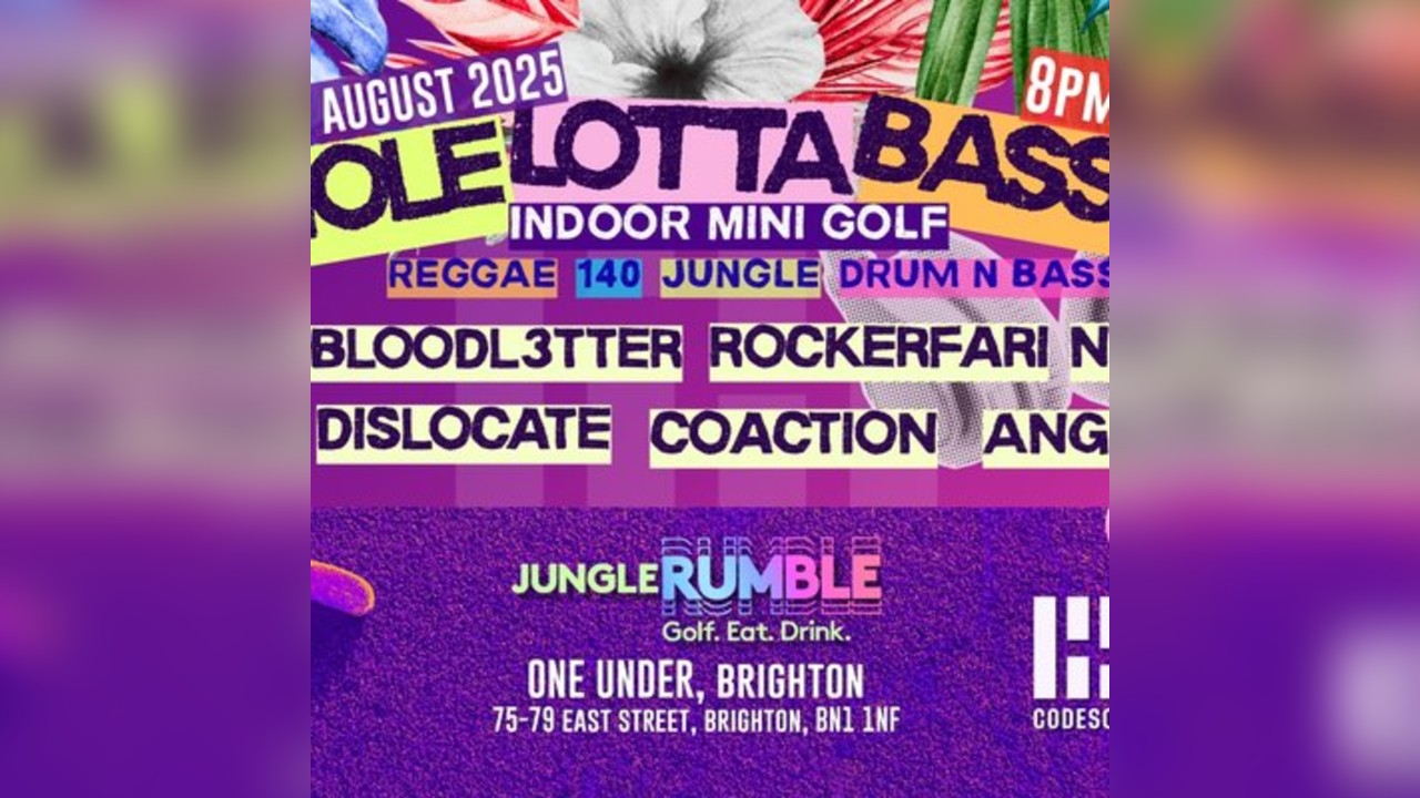 HOLE LOTTA BASS : Codesouth @ One Under