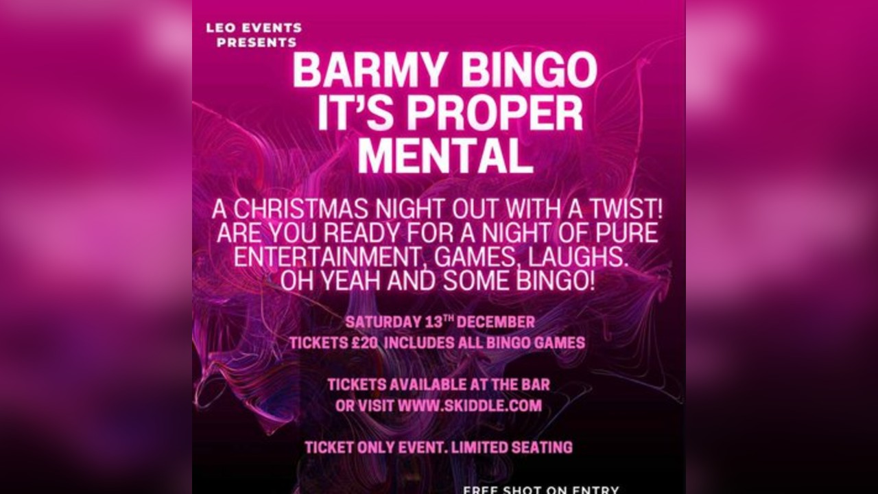 Barmy Bingo