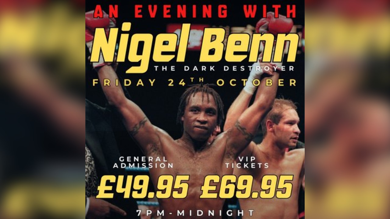 An evening with NIGEL BENN - the Dark Destroyer