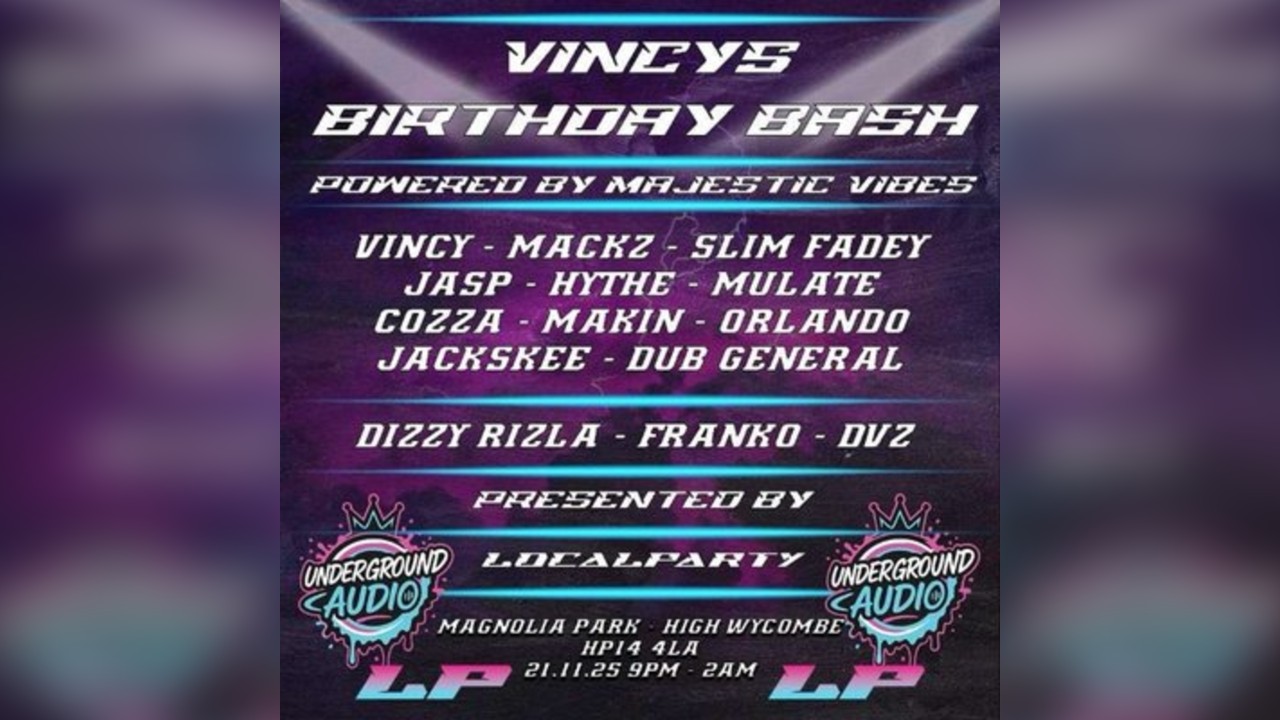 Vincy's birthday bash - Underground audio