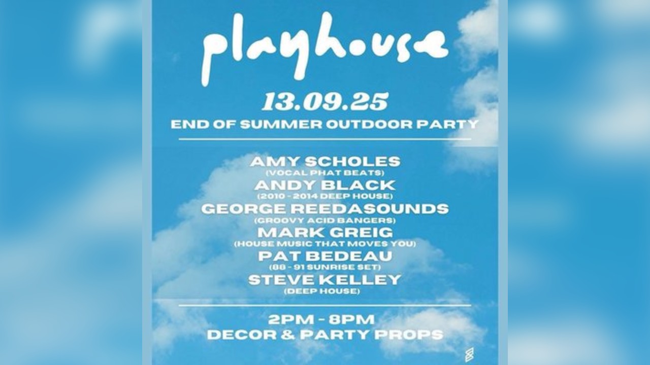 Playhouse Presents the End of Summer Day Party