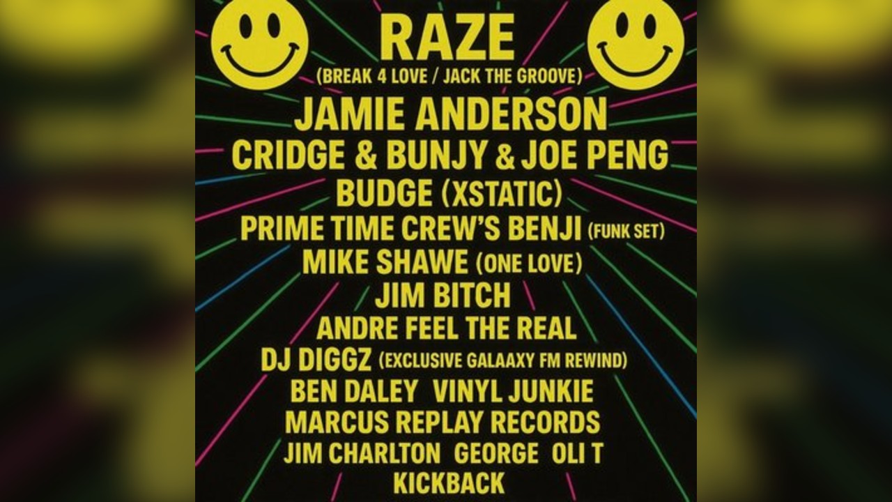 The Acid House Party featuring RAZE Live PA & DJ Set