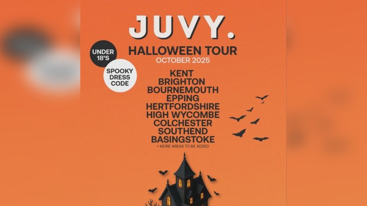 JUVY Under 18s - Halloween Tour - Mon 27 October - BOURNEMOUTH