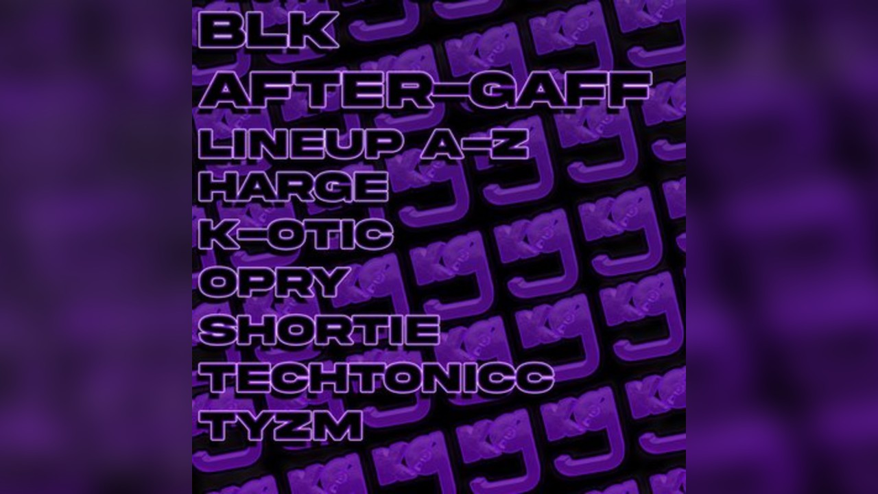 Kitchen Gaff x Techtonicc: BLK AFTER GAFF