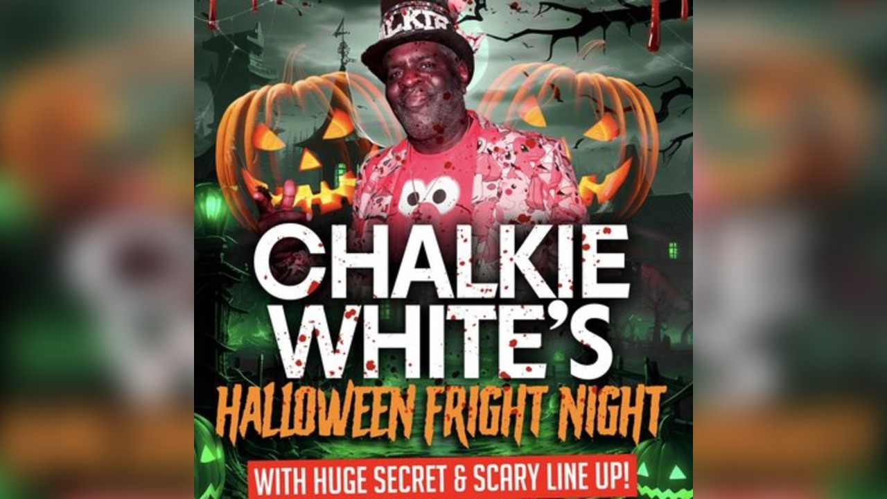 Chalkie White Halloween Fright Night