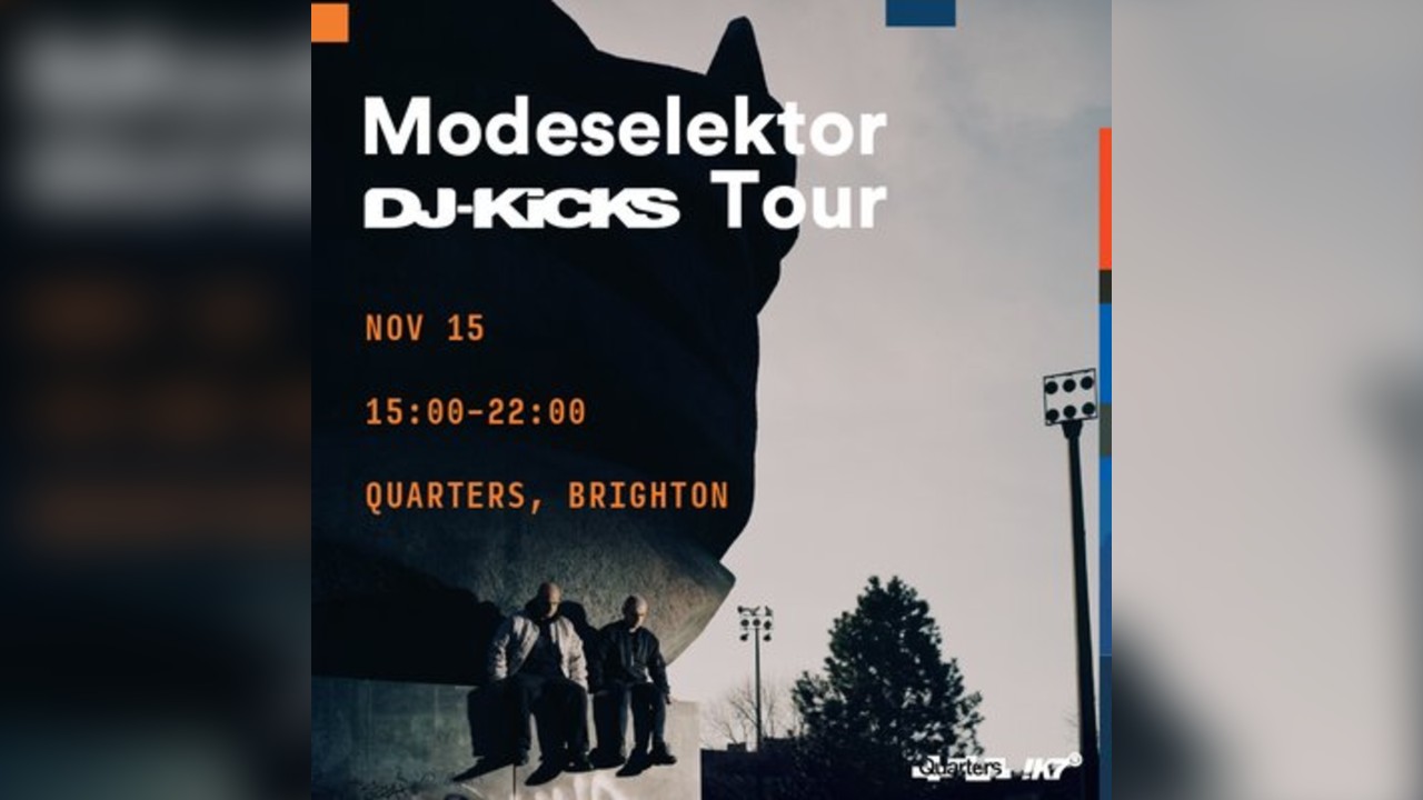Modeselektor - DJ-Kicks Tour