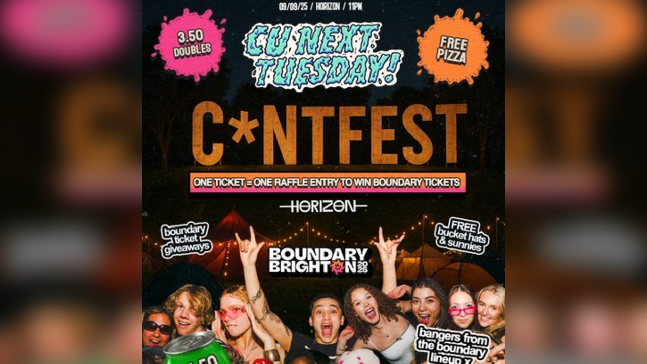 C U NEXT TUESDAY | C*NTFEST | 09/09/2025 l