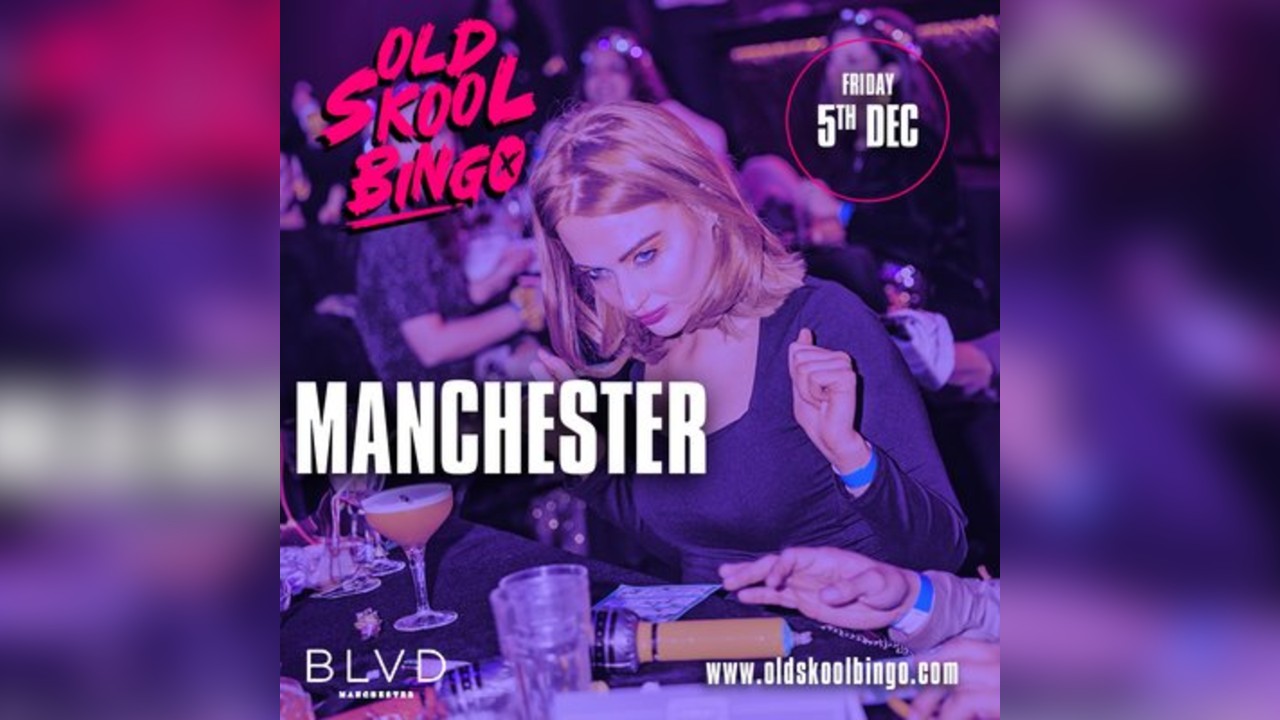Old Skool Bingo Sat 5th Dec Manchester