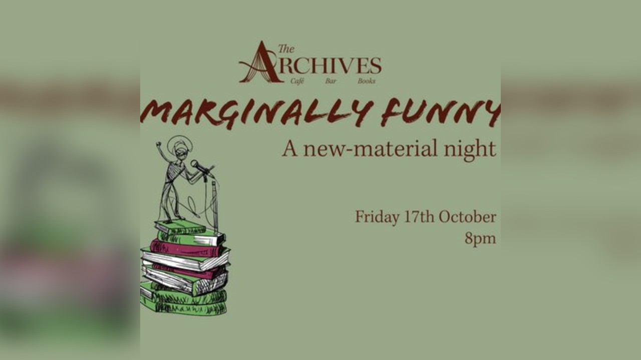 Marginally Funny - a free new-material comedy night