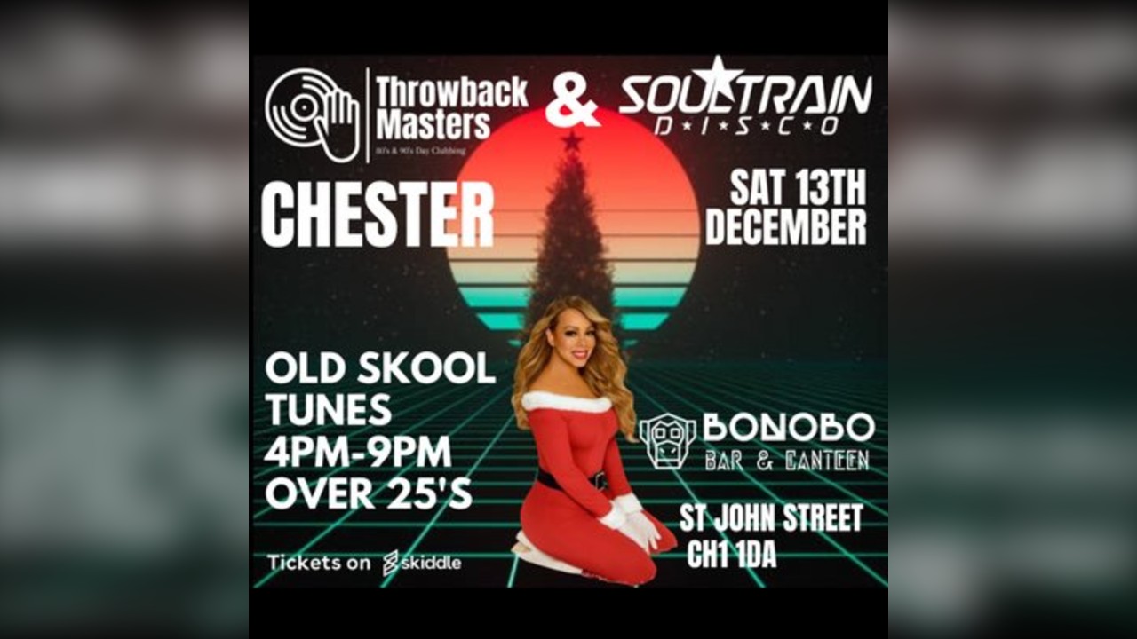 Throwback Masters Ft. Soultrain Disco Over 25's Chester Party