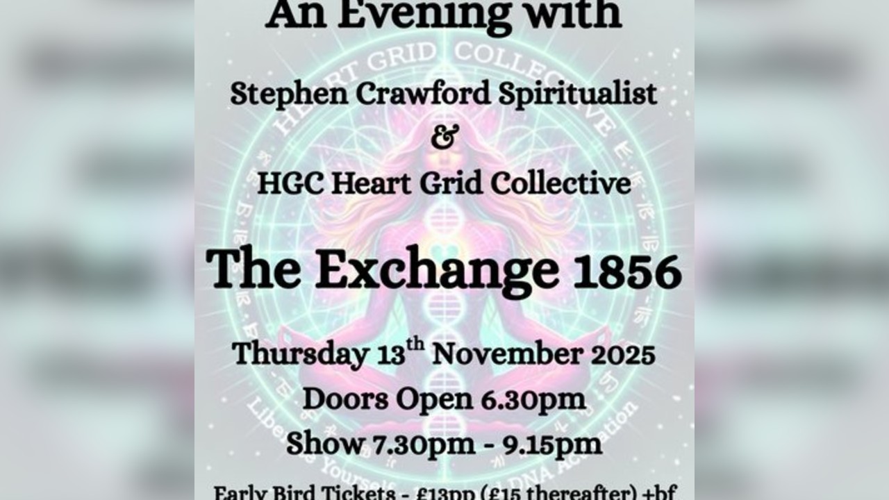 An Evening with Stephen Crawford Spiritualist and HGC